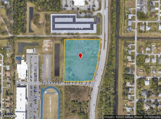 1909 Unknown Rd Nw, Palm Bay, FL Parcel Map