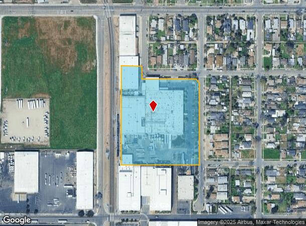  1502 S 2Nd St, Fresno, CA Parcel Map