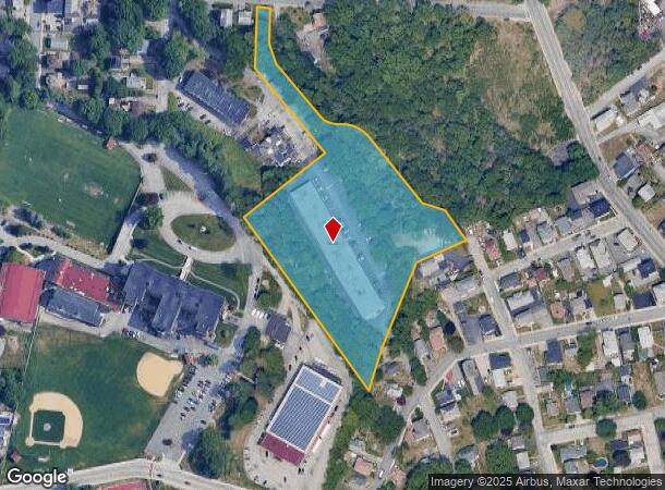939 Bernon St, Woonsocket, RI Parcel Map