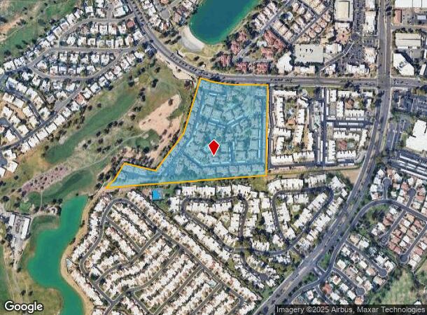 8311 E Via De Ventura, Scottsdale, AZ Parcel Map