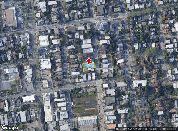  1672 Oxford St, Berkeley, CA Parcel Map