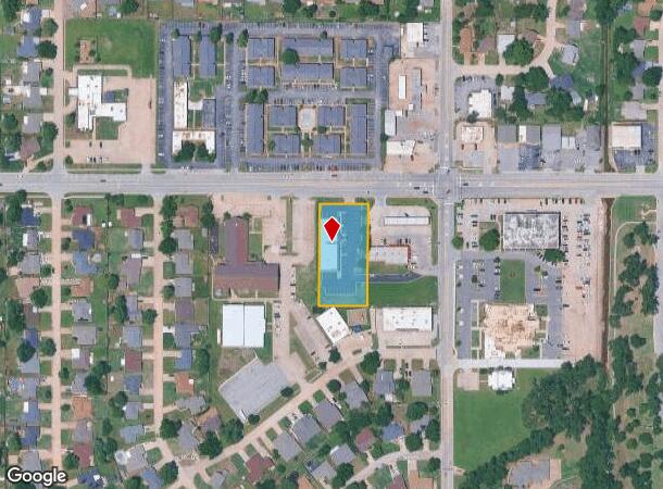  618 W Vandament Ave, Yukon, OK Parcel Map