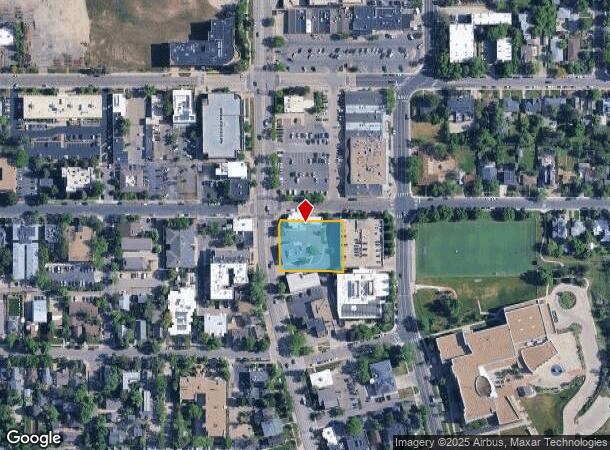  2550 Broadway St, Boulder, CO Parcel Map