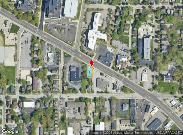 614 E Market St, Akron, OH Parcel Map