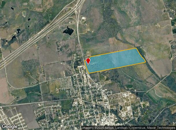 1502 N Colorado St, Lockhart, TX Parcel Map
