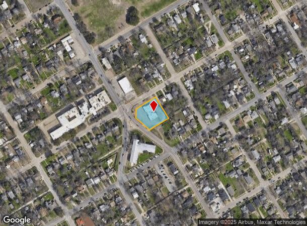  1839 N 25Th St, Waco, TX Parcel Map