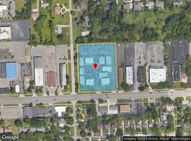  17320 W 12 Mile Rd, Southfield, MI Parcel Map