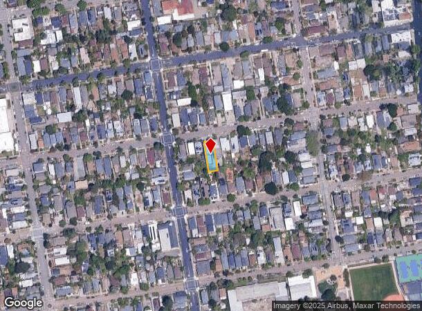  1710 Ward St, Berkeley, CA Parcel Map