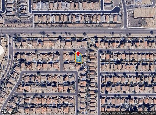  6827 W Rowel Rd, Peoria, AZ Parcel Map