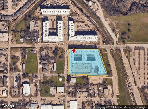  502 E College St, Lewisville, TX Parcel Map