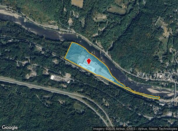 601 Old River Rd, White River Junction, VT Parcel Map