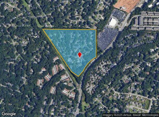  7100 Roswell Rd, Atlanta, GA Parcel Map