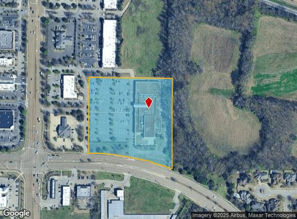  3690 S Houston Levee Rd, Collierville, TN Parcel Map