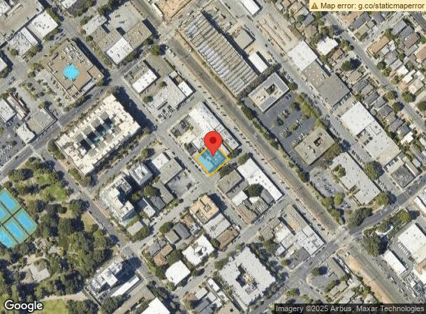  629 S B St, San Mateo, CA Parcel Map