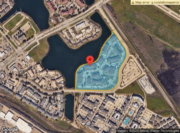  901 Lakeside Cir, Lewisville, TX Parcel Map