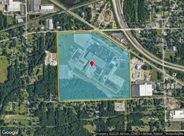 38481 W Huron River Dr, Romulus, MI Parcel Map