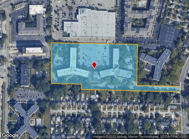  3410 Wooster Rd, Rocky River, OH Parcel Map