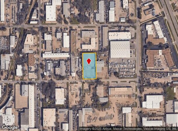  2545 Merrell Rd, Dallas, TX Parcel Map
