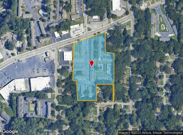  3072 Washington Rd, Atlanta, GA Parcel Map