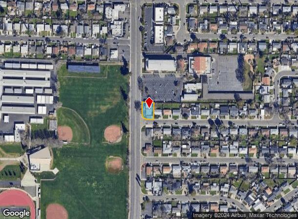  1000 N Texas St, Fairfield, CA Parcel Map