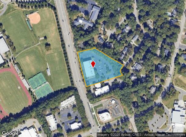  7208 Falls Of Neuse Rd, Raleigh, NC Parcel Map