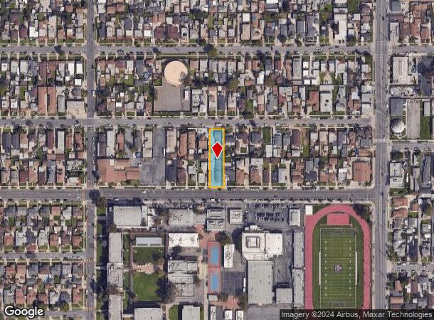  1507 W 108Th St, Los Angeles, CA Parcel Map