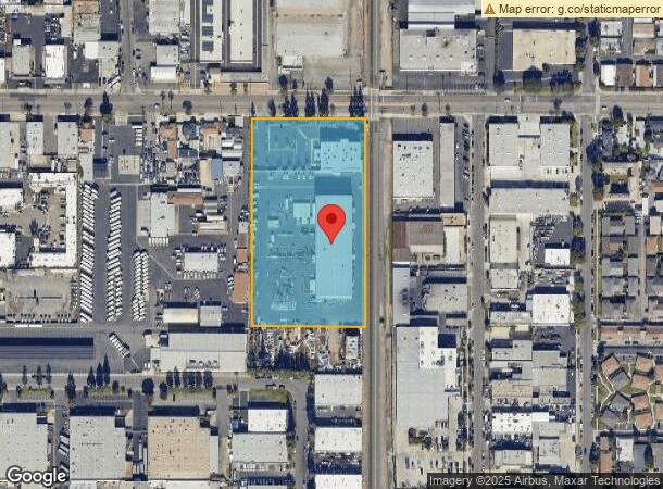  500 W Collins Ave, Orange, CA Parcel Map