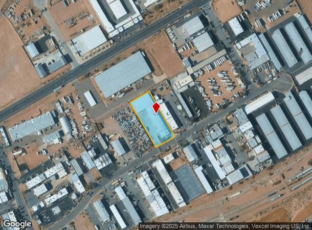 1578 Foothill Dr, Boulder City, NV Parcel Map