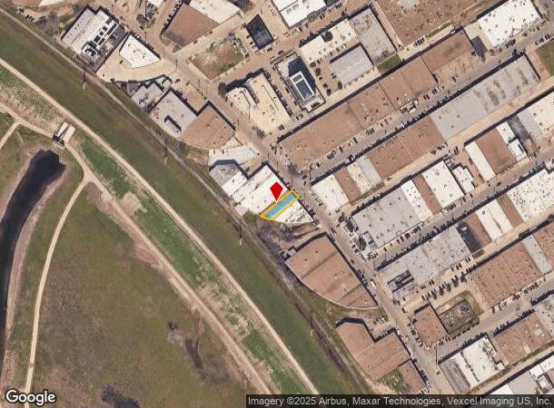 1327 E Levee St, Dallas, TX Parcel Map