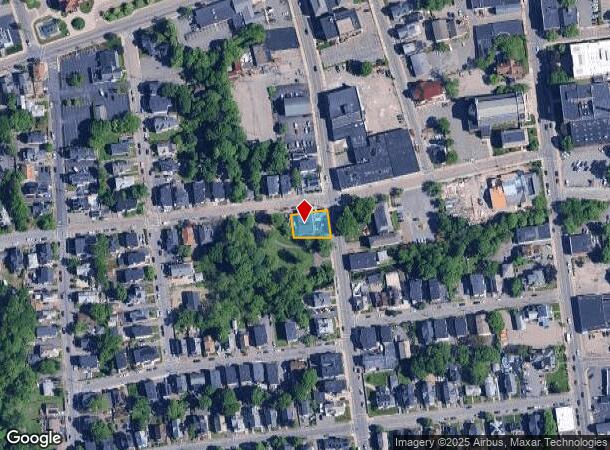  383 Warren Ave, Brockton, MA Parcel Map