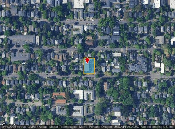  1109 Se 27Th Ave, Portland, OR Parcel Map