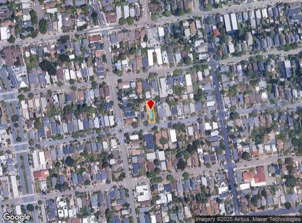 1615 Parker St, Berkeley, CA Parcel Map