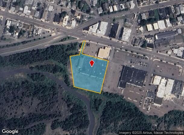  702 W Broad St, Hazleton, PA Parcel Map