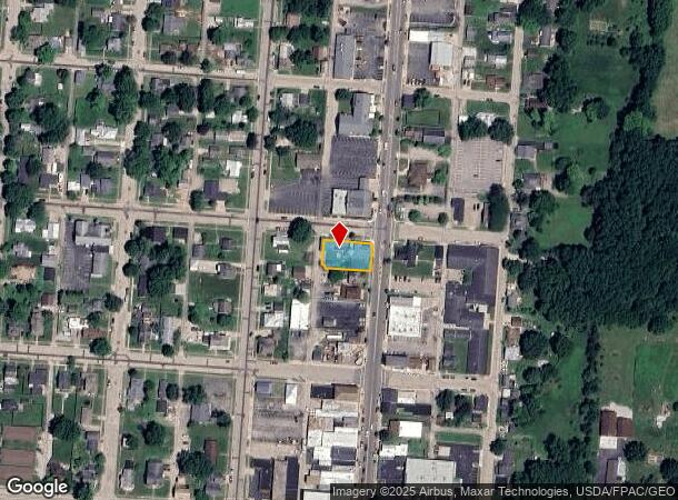 129 N Main St, New Carlisle, OH Parcel Map