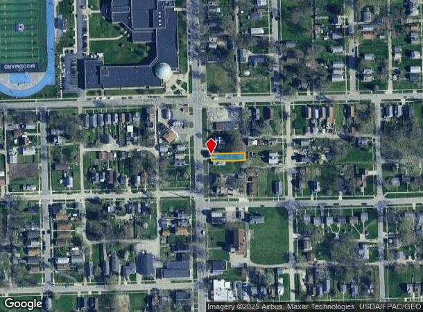  3018 Stickney Ave, Toledo, OH Parcel Map