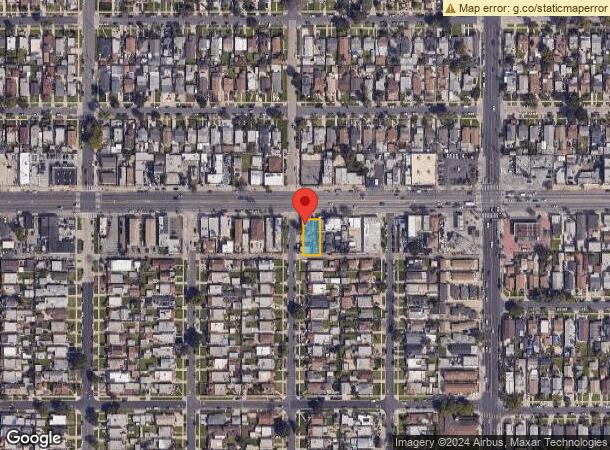  1454 W Florence Ave, Los Angeles, CA Parcel Map