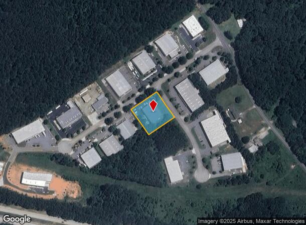 1530 University Dr, Auburn, GA Parcel Map