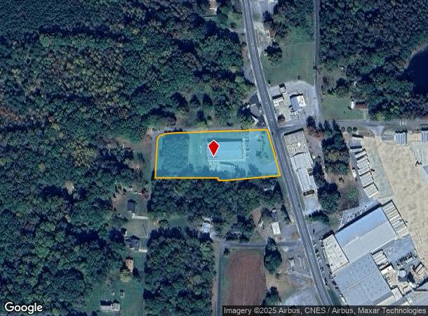  335 N Broad St, Seagrove, NC Parcel Map
