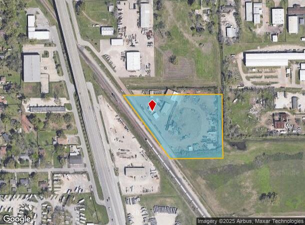513 Moffet Rd, Clute, TX Parcel Map