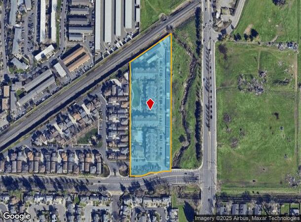 202 Railroad Ave, Suisun City, CA Parcel Map