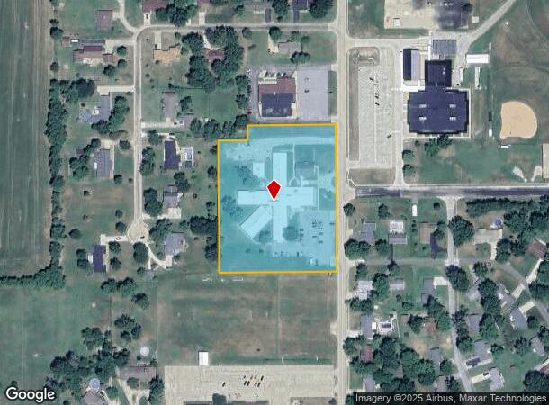 1201 Hawthorn Rd, Salem, IL Parcel Map
