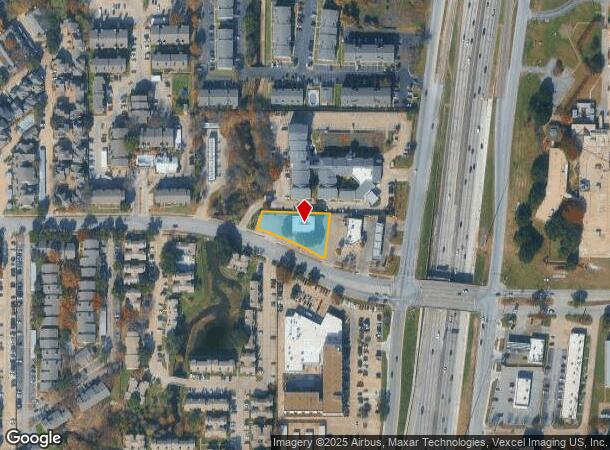 2521 Brown Blvd, Arlington, TX Parcel Map