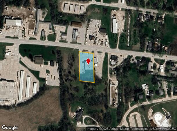 808 W Washington St, Mount Pleasant, IA Parcel Map