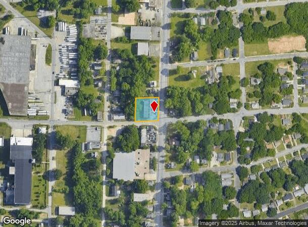  1110 W Green Dr, High Point, NC Parcel Map