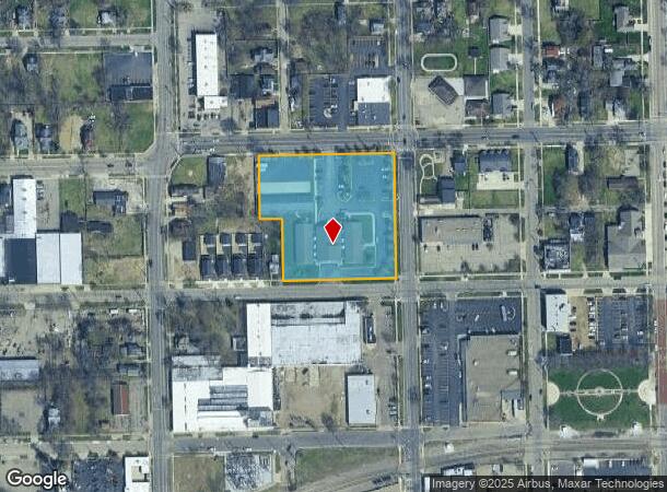  601 N Park St, Kalamazoo, MI Parcel Map