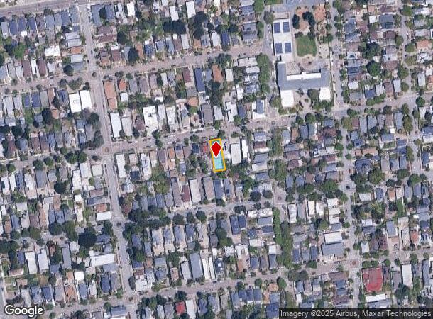  1632 Prince St, Berkeley, CA Parcel Map