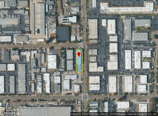  4858 Mercury St, San Diego, CA Parcel Map