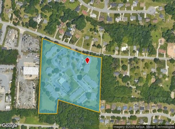  18 Sails Way, Greensboro, NC Parcel Map