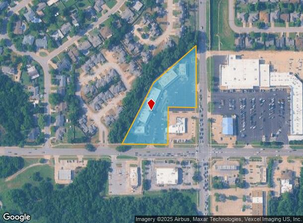201 S Santa Fe Ave, Edmond, OK Parcel Map