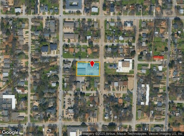  108 E Cedar St, Arlington, TX Parcel Map